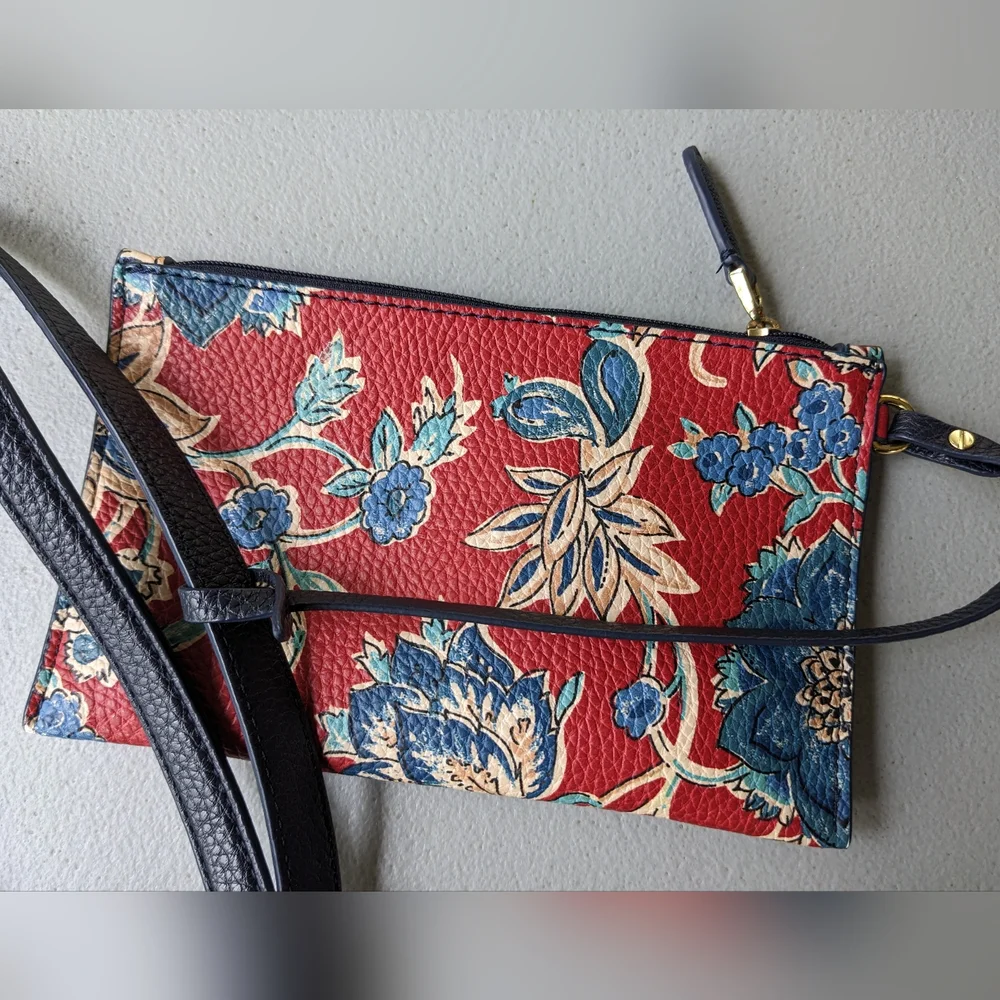 Large Reversible Ralph Lauren Navy/Floral Tote - Picture 4 of 9